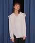 Embroidered Bird Collar Blouse